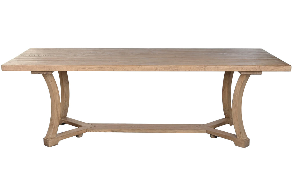 MESA COMEDOR OLMO MACIZO 240X100X76 NATURAL - Imagen 2