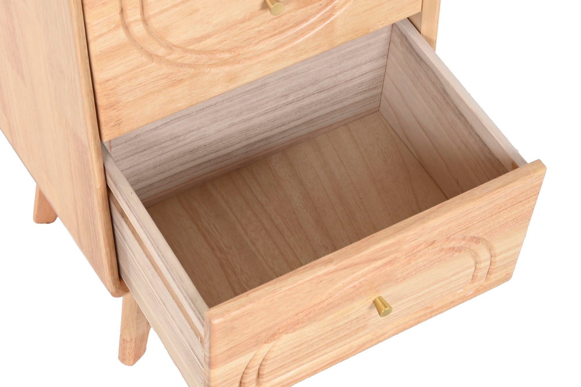 MESITA DE NOCHE MADERA DE HEVEA 40X30X58 - Imagen 5