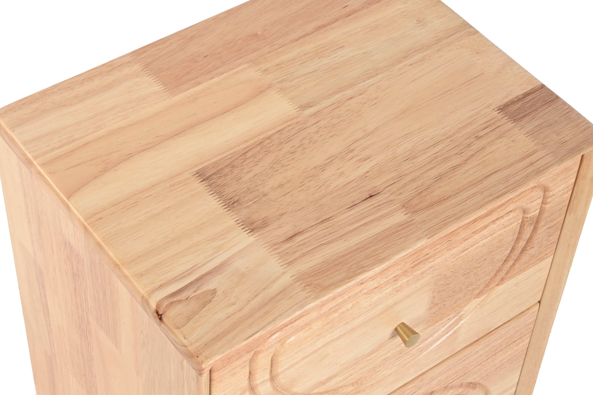 MESITA DE NOCHE MADERA DE HEVEA 40X30X58 - Imagen 3