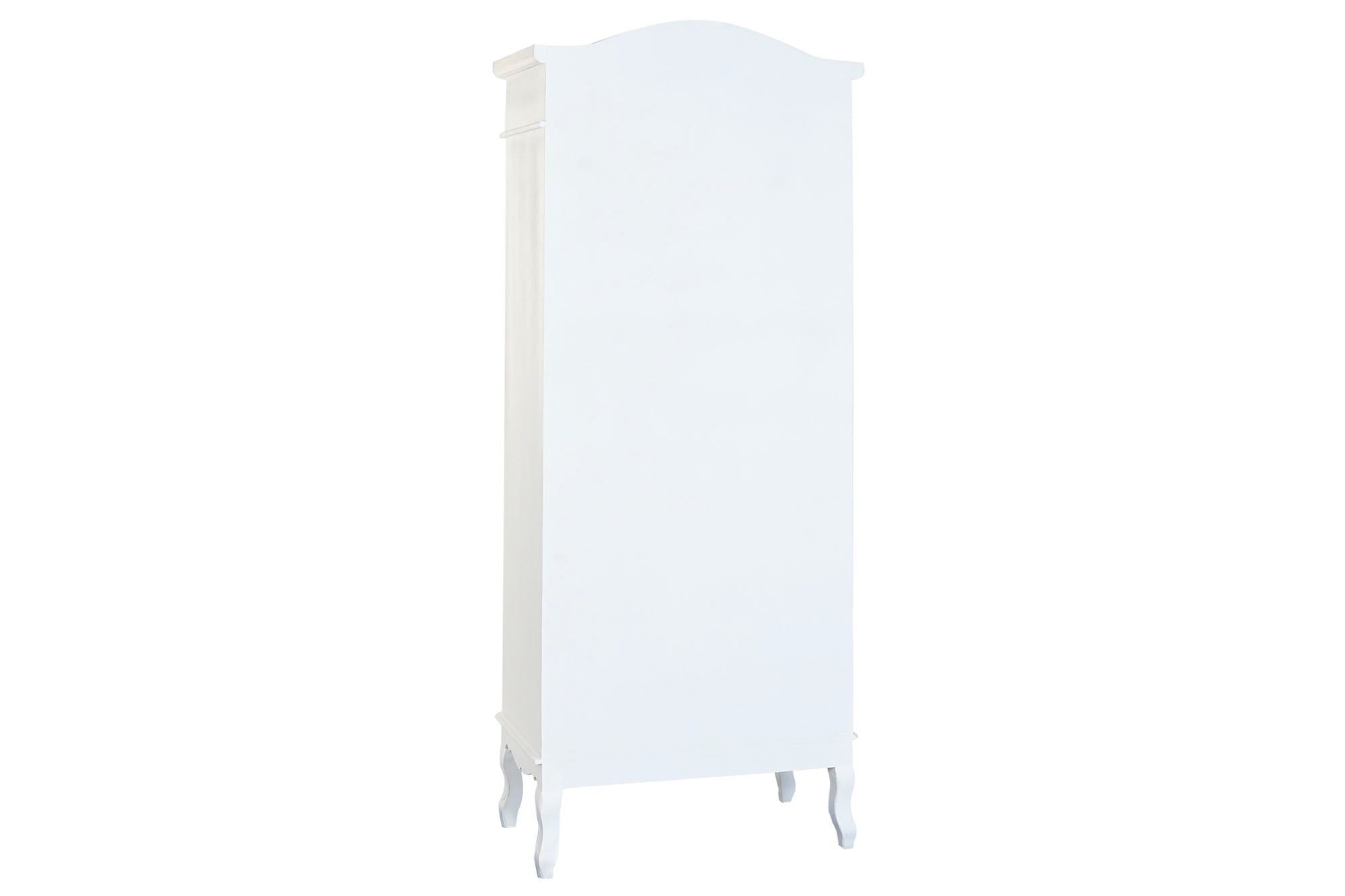 VITRINA MADERA CRISTAL 76X39X193 BLANCO - Imagen 2