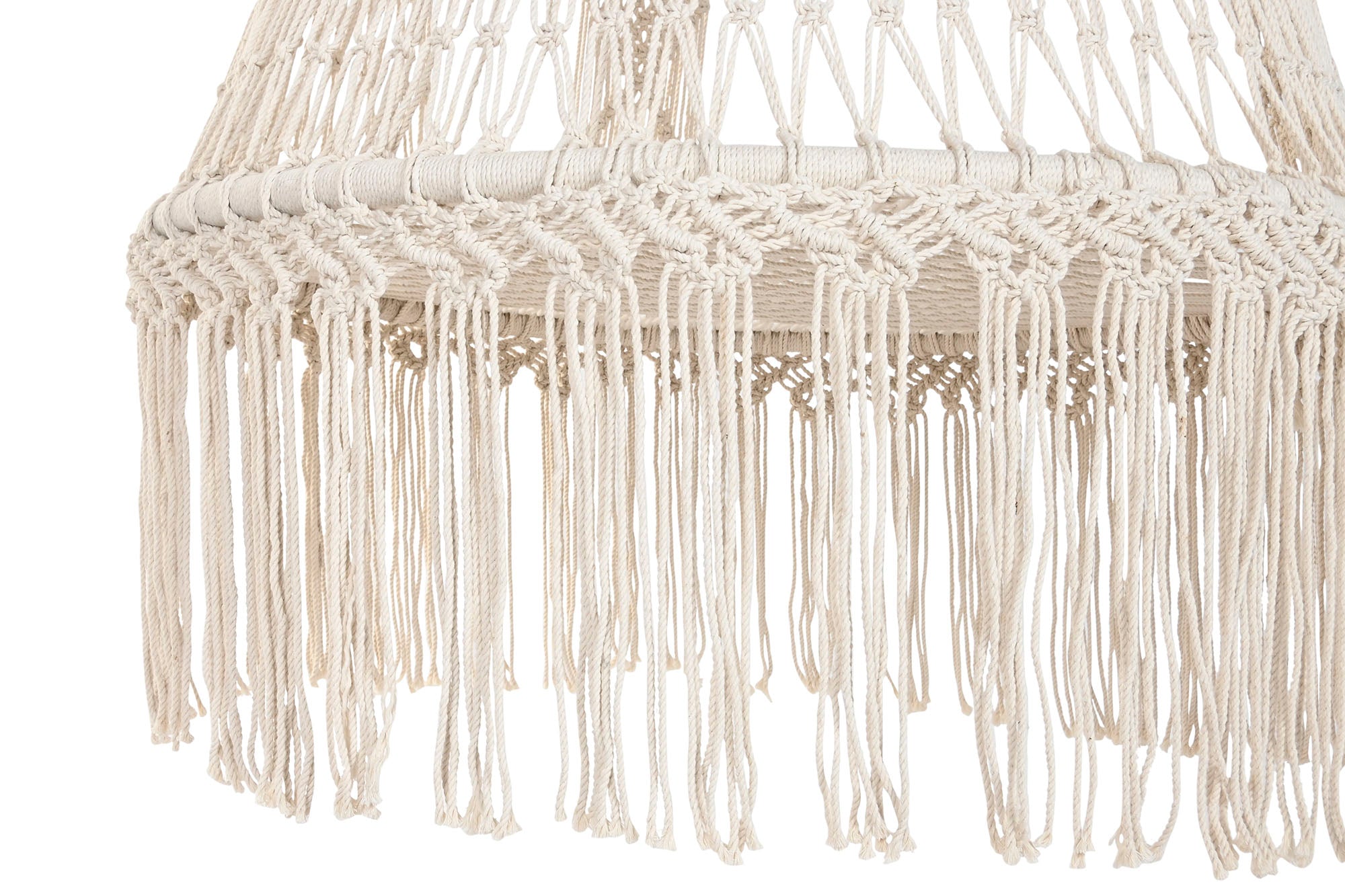 SILLA COLGANTE ALGODON 82X82X170 MAX,120 MACRAME - Imagen 3