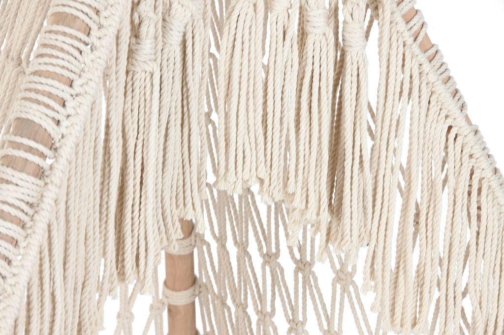 TIPI ALGODON MANGO 170X170X150 MACRAME CRUDO - Imagen 1