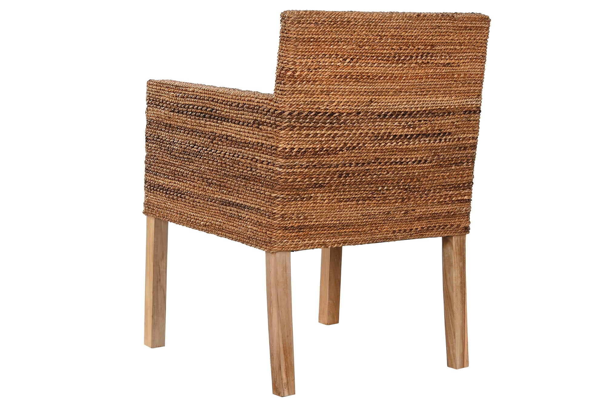 SILLON FIBRA TECA 60X60X86 INCLUYE COJIN NATURAL - Imagen 4