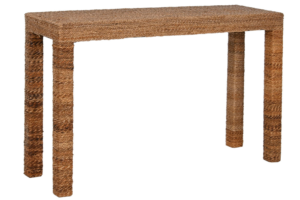 CONSOLA FIBRA TECA 122X36X76 NATURAL - Imagen 1