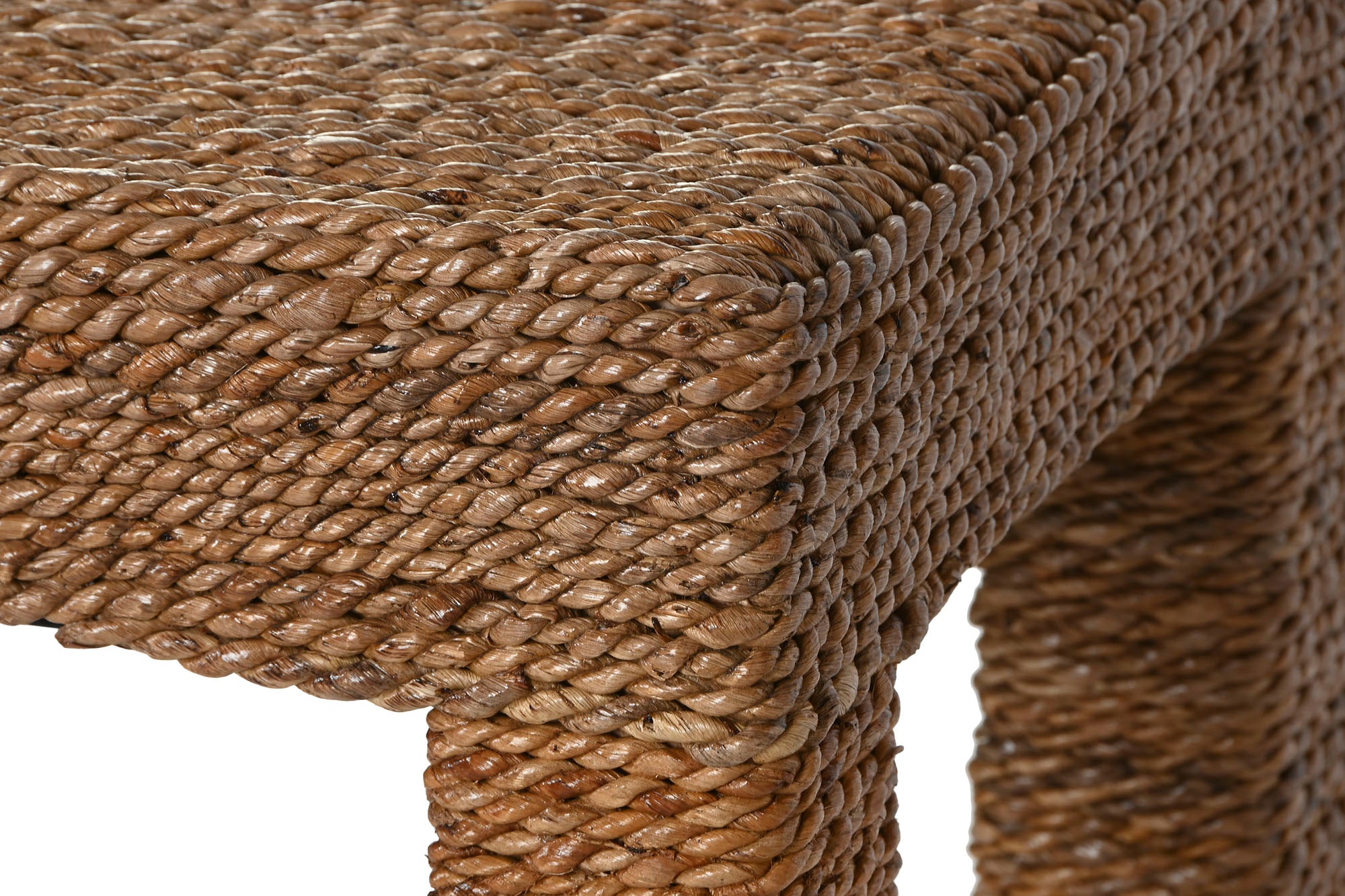 CONSOLA FIBRA TECA 122X36X76 NATURAL - Imagen 2