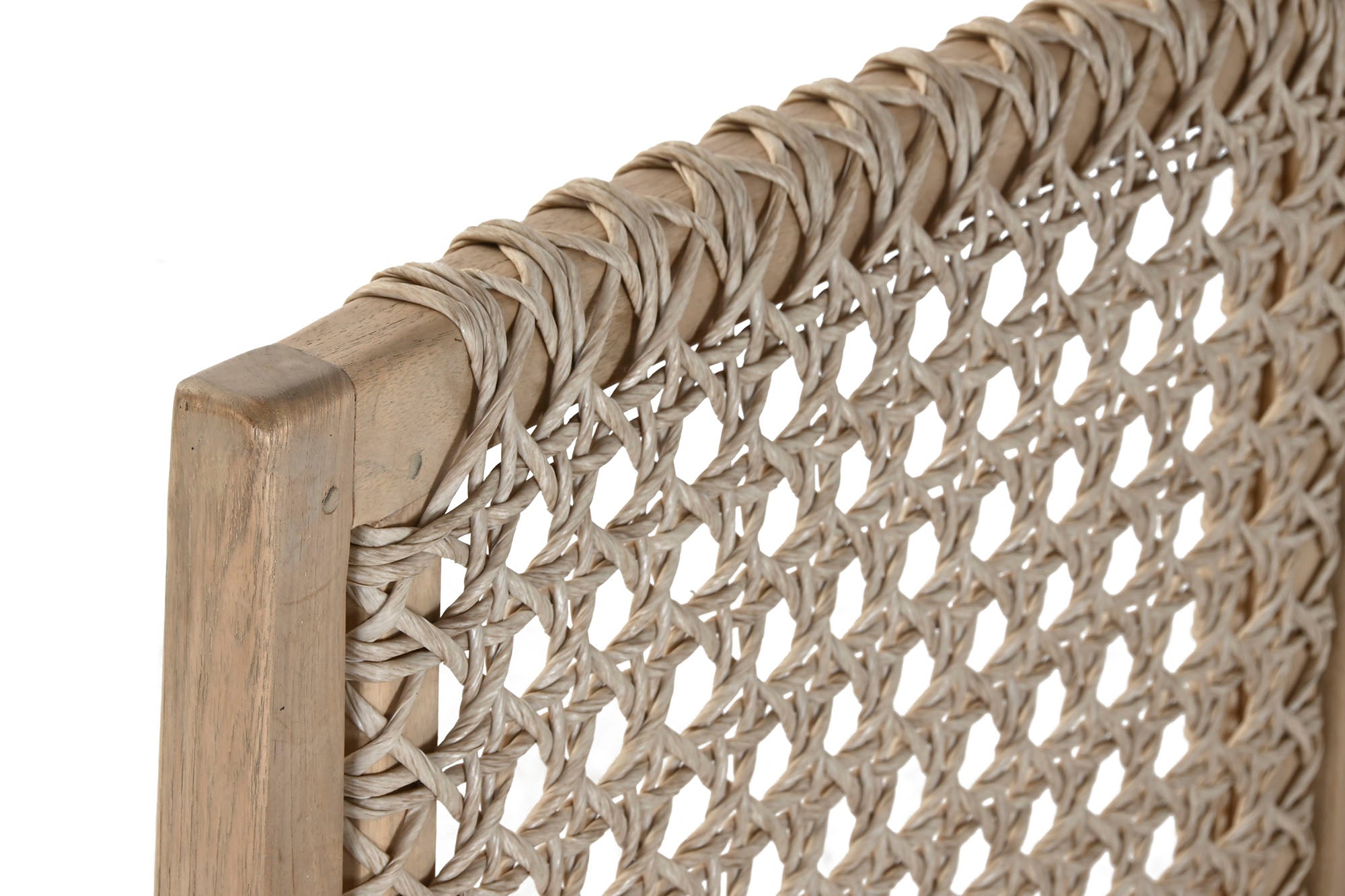 SILLON TECA FIBRA 60X70X82 TRENZADO A MANO NATURAL - Imagen 3