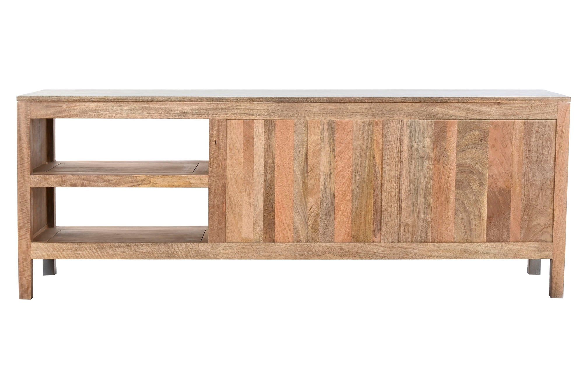 MUEBLE TV MANGO 160X40X60 BLANCO - Imagen 3