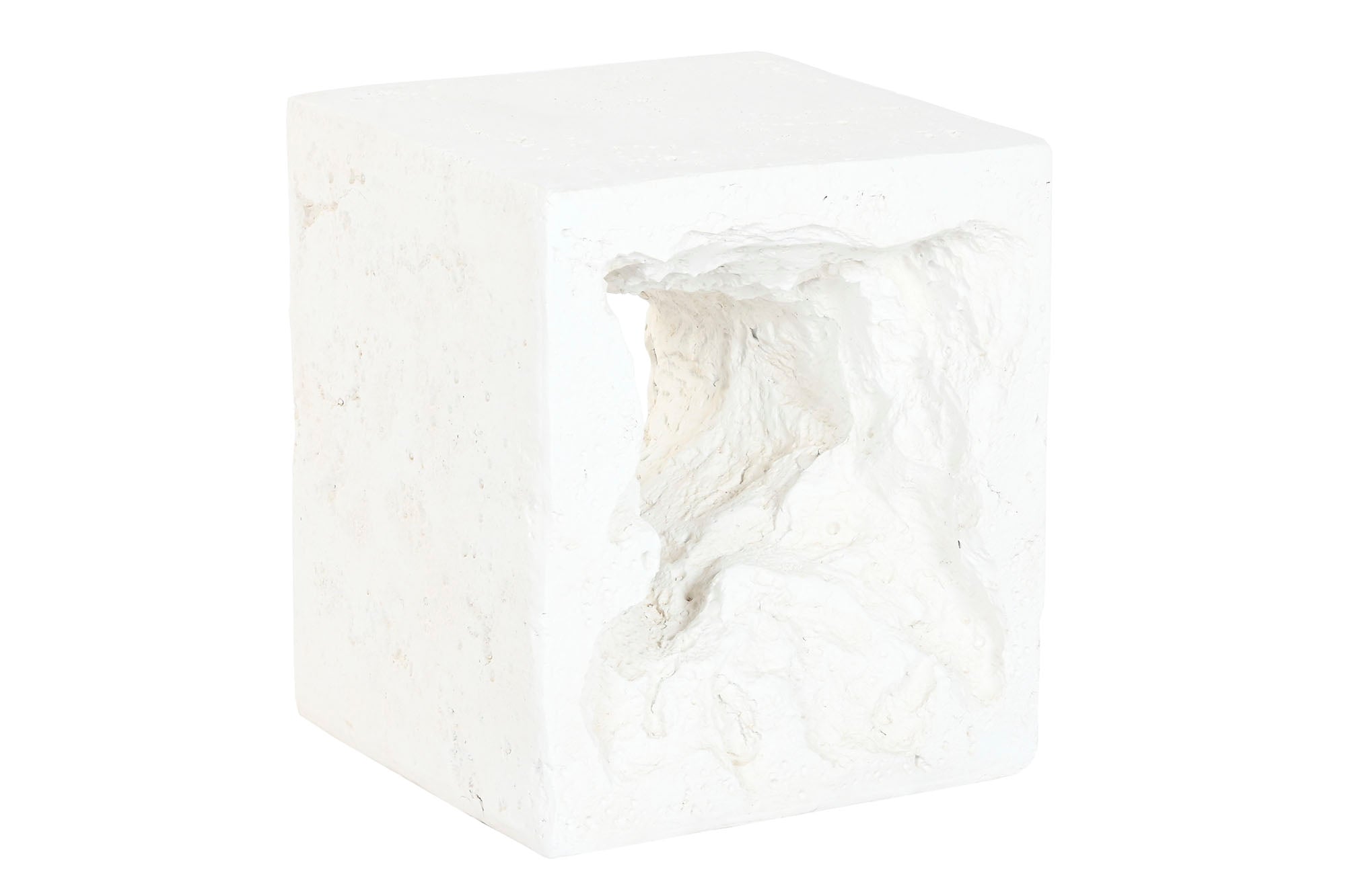 MESITA AUXILIAR MAGNESIA 40X40X46 BLANCO - Imagen 1