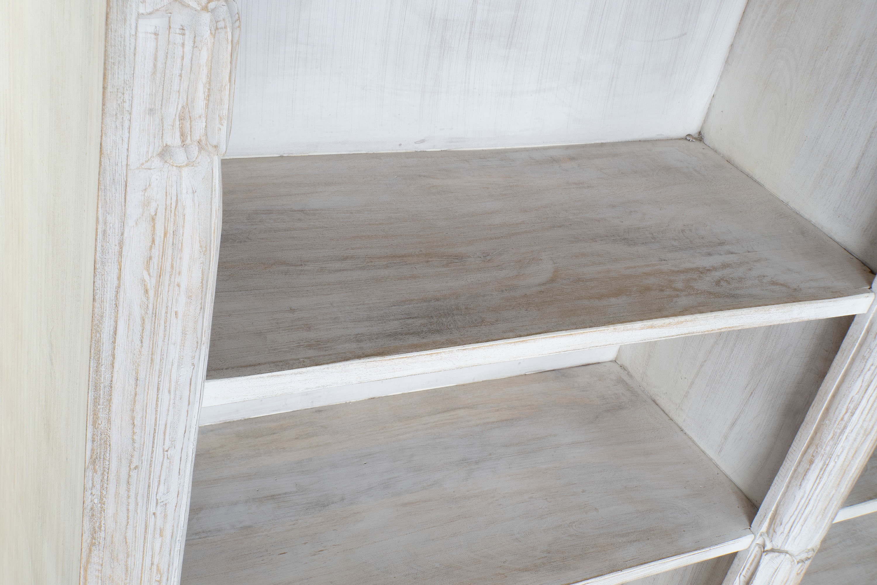 ESTANTERIA MANGO MDF 180X40X200 TALLADO BLANCO - Imagen 4
