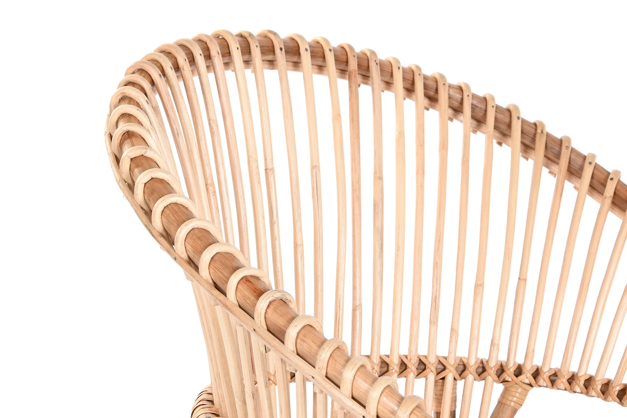 SILLA BAMBU RATAN 69X66X85 NATURAL - Imagen 5