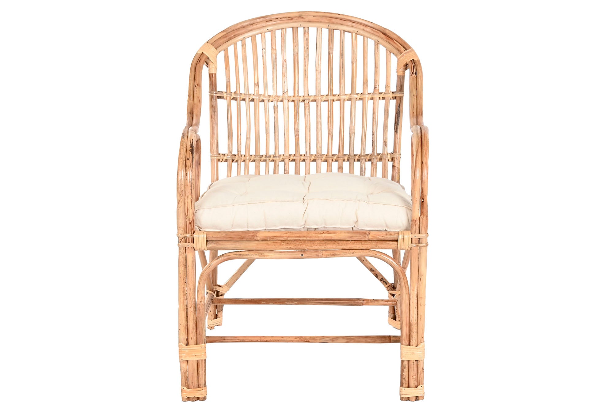 SILLA BAMBU RATAN 56,5X58X85 NATURAL - Imagen 4