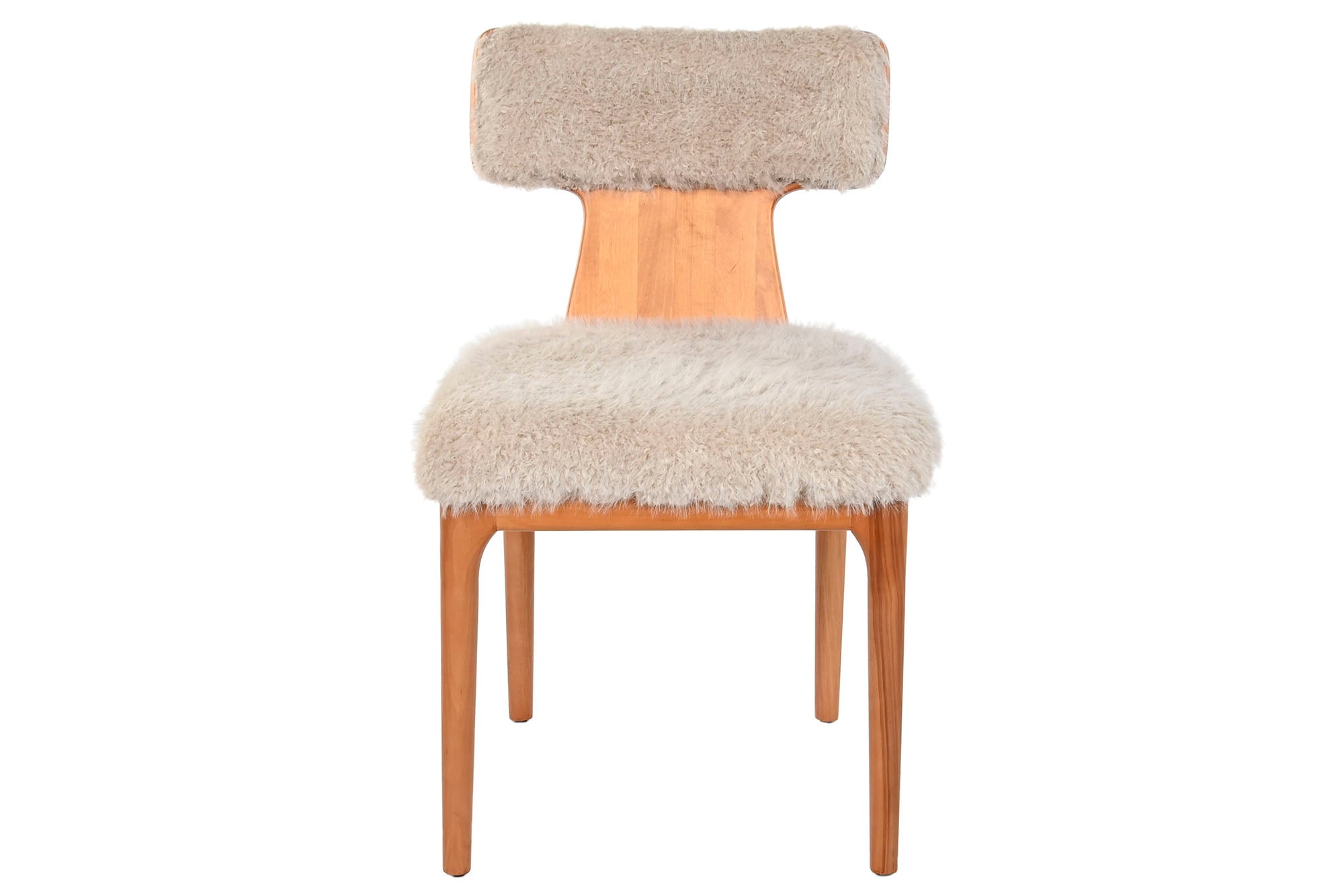 SILLA MADERA POLIESTER 52,5X59X82 - Imagen 1