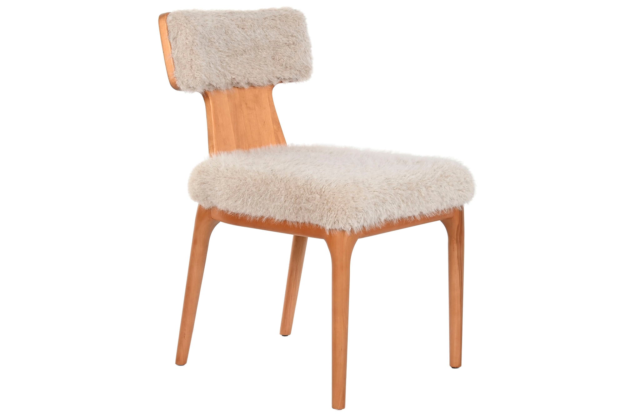 SILLA MADERA POLIESTER 52,5X59X82 - Imagen 2