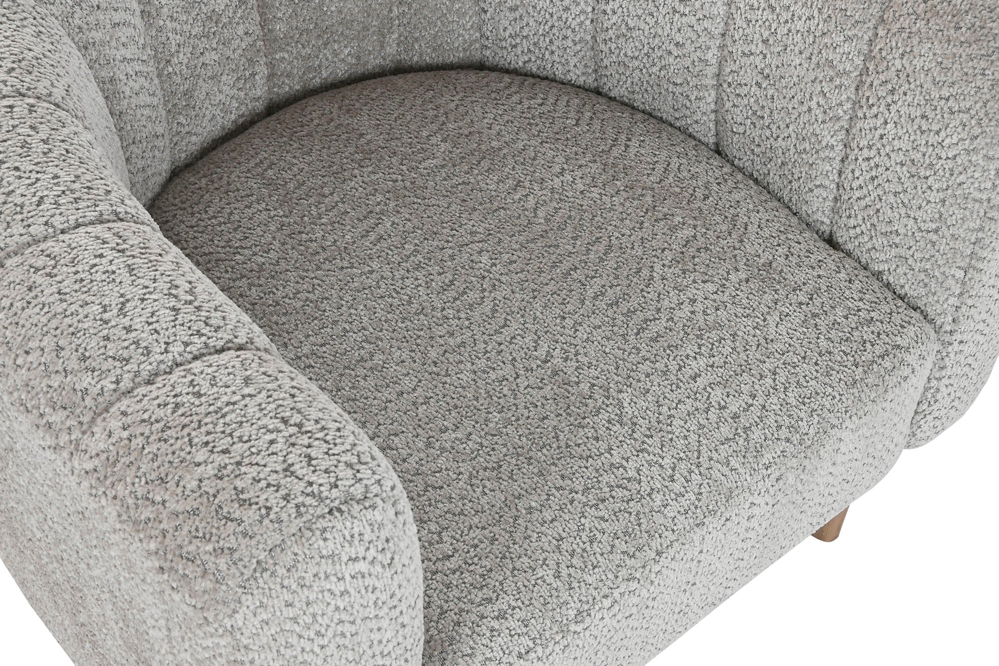 SILLON MADERA POLIESTER 79X72X67 GRIS - Imagen 3