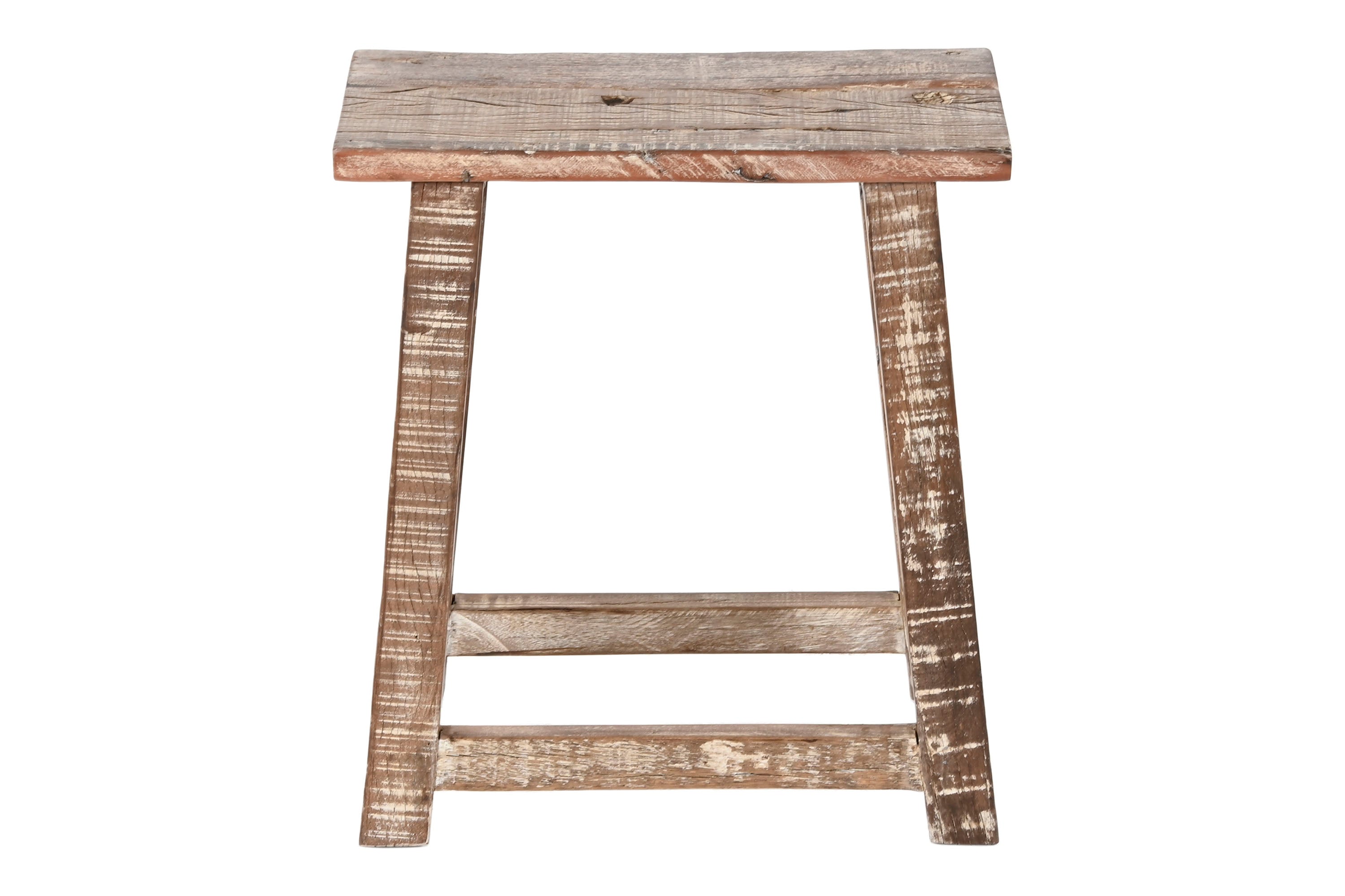 MESITA AUXILIAR MADERA RECICLADA 45X25X51 DECAPE - Imagen 2