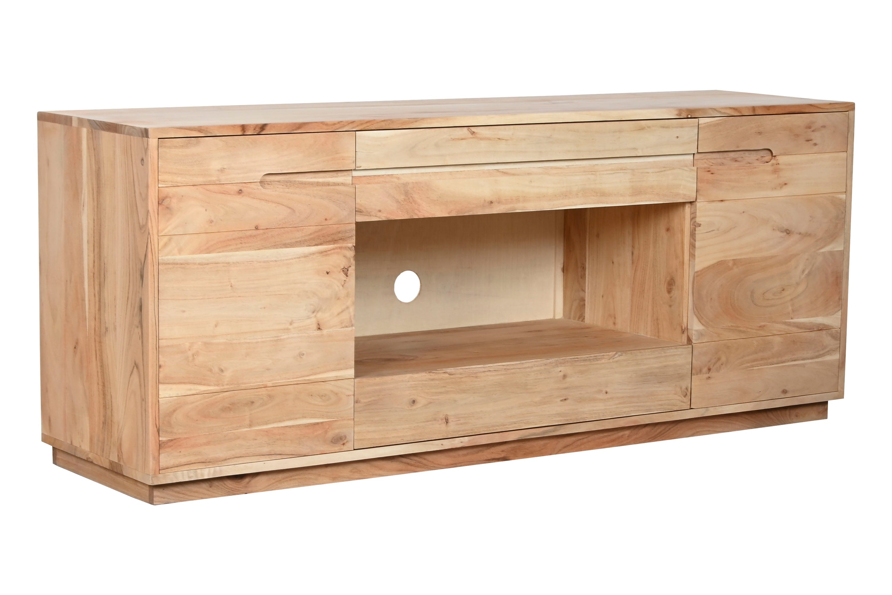 MUEBLE TV ACACIA 150X40X61 NATURAL - Imagen 2