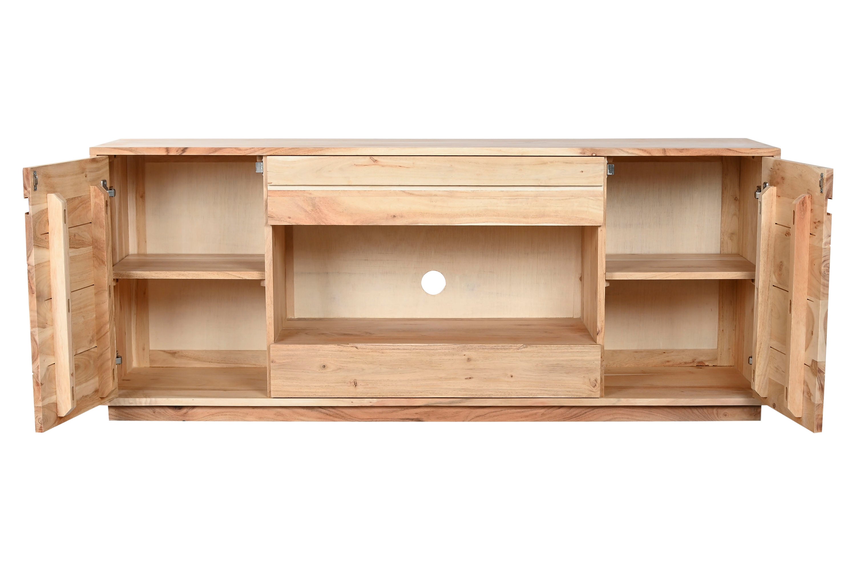 MUEBLE TV ACACIA 150X40X61 NATURAL - Imagen 4