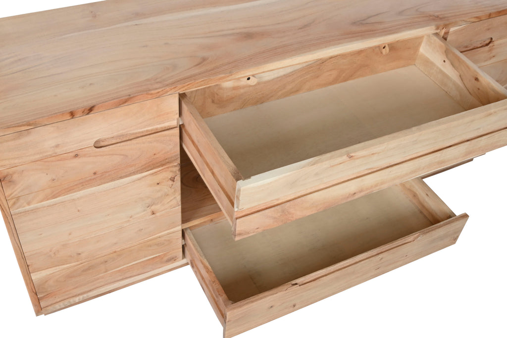 MUEBLE TV ACACIA 150X40X61 NATURAL - Imagen 5