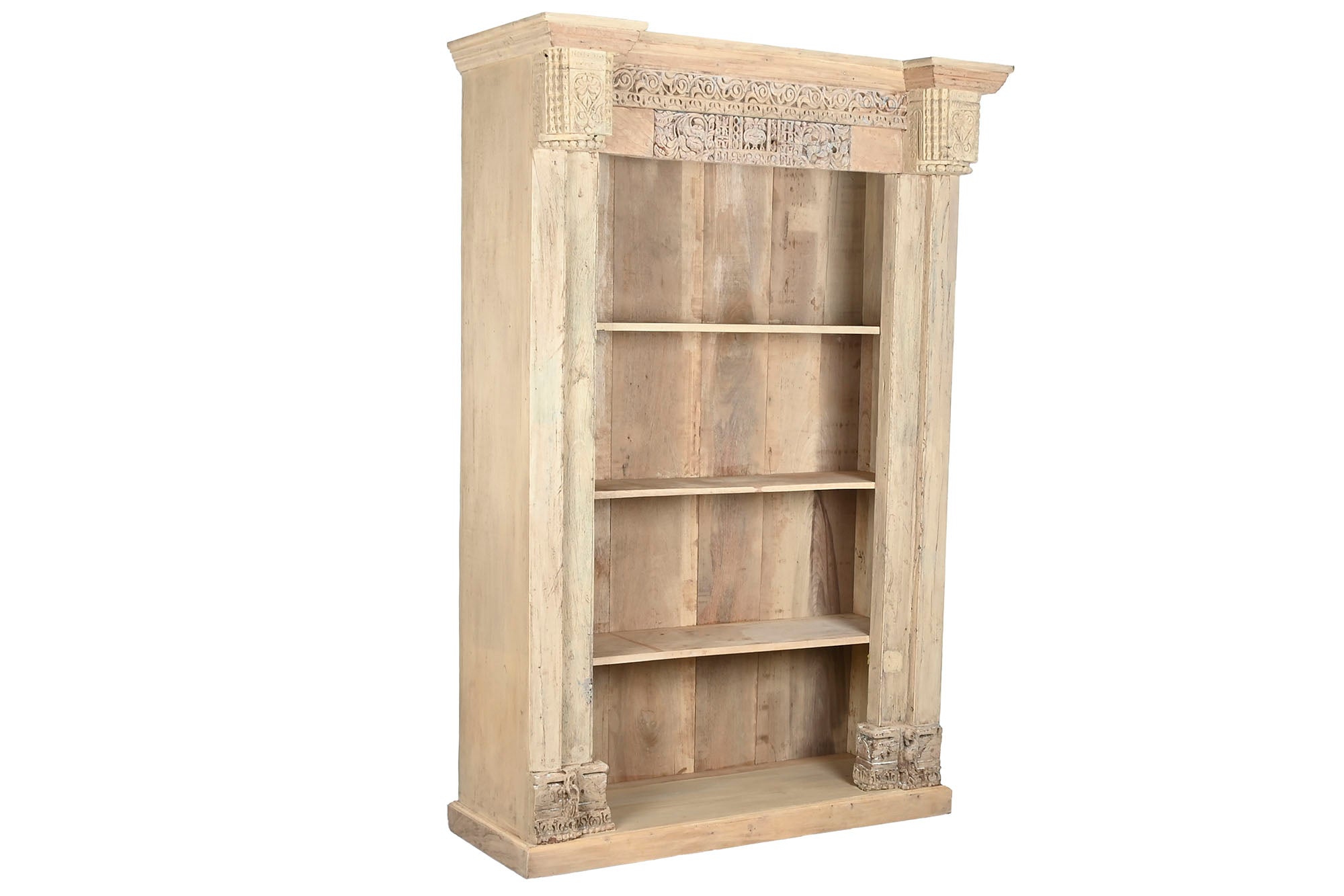 ESTANTERIA TECA 150X60X210 TALLAS ANTIGUAS NATURAL - Imagen 5