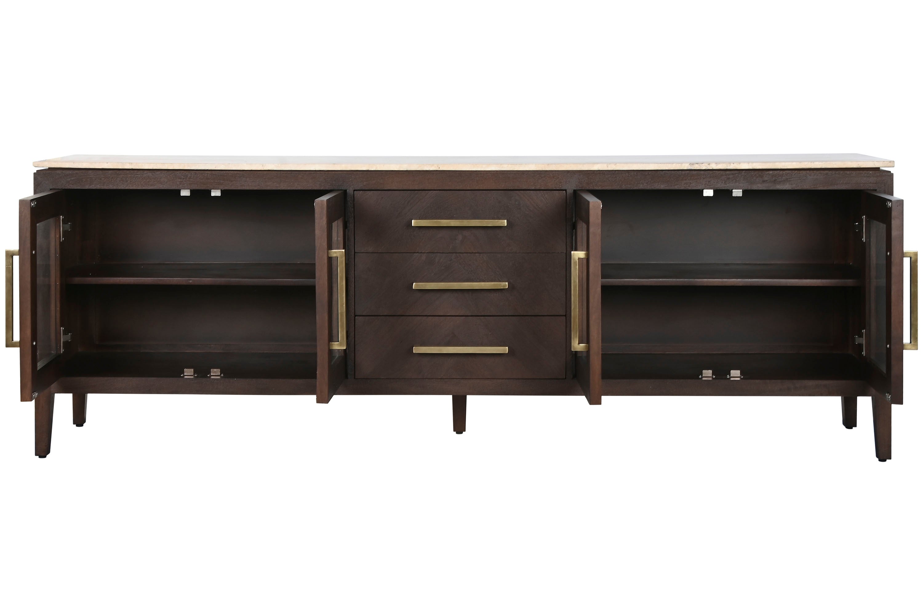 BUFFET MANGO MARMOL 200X40X70 93,20 TRAVERTINO - Imagen 2