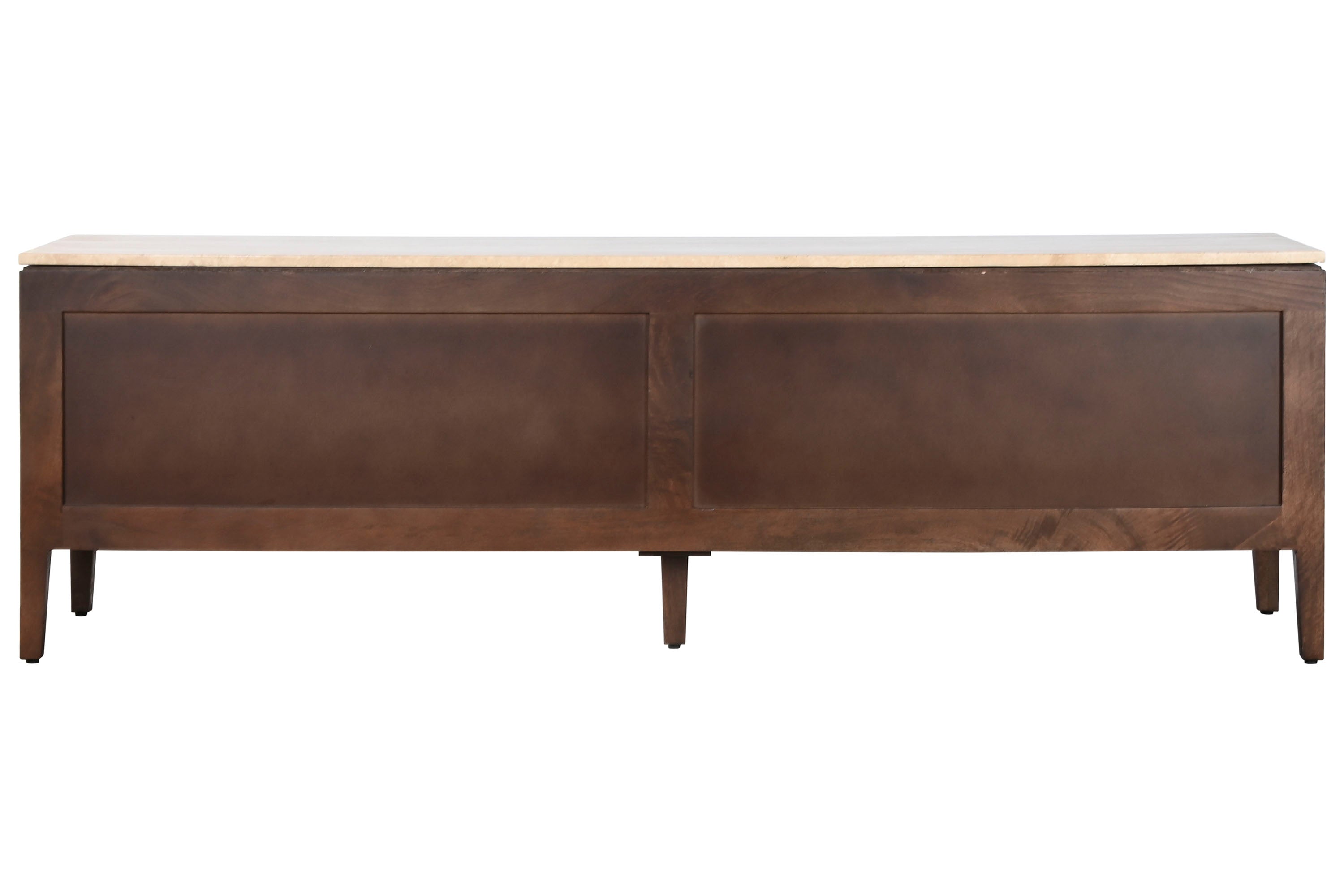 MUEBLE TV MANGO MARMOL 180X40X55 64,30 TRAVERTINO - Imagen 3