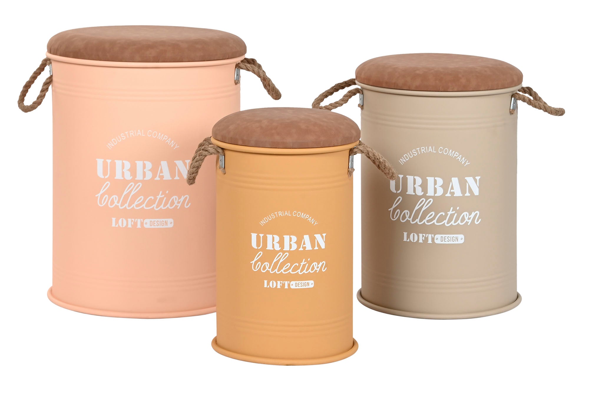 CAJA SET 3 METAL PU 40X40X55,5 - Imagen 2