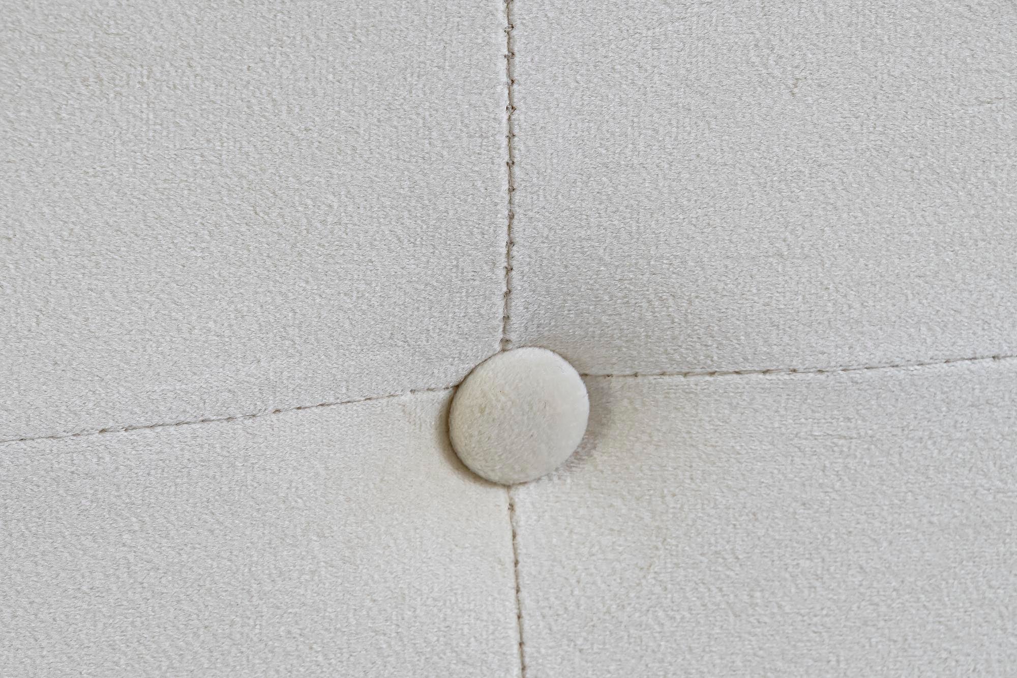 CABECERO CAMA POLIESTER MDF 159X8X119 CREMA - Imagen 4