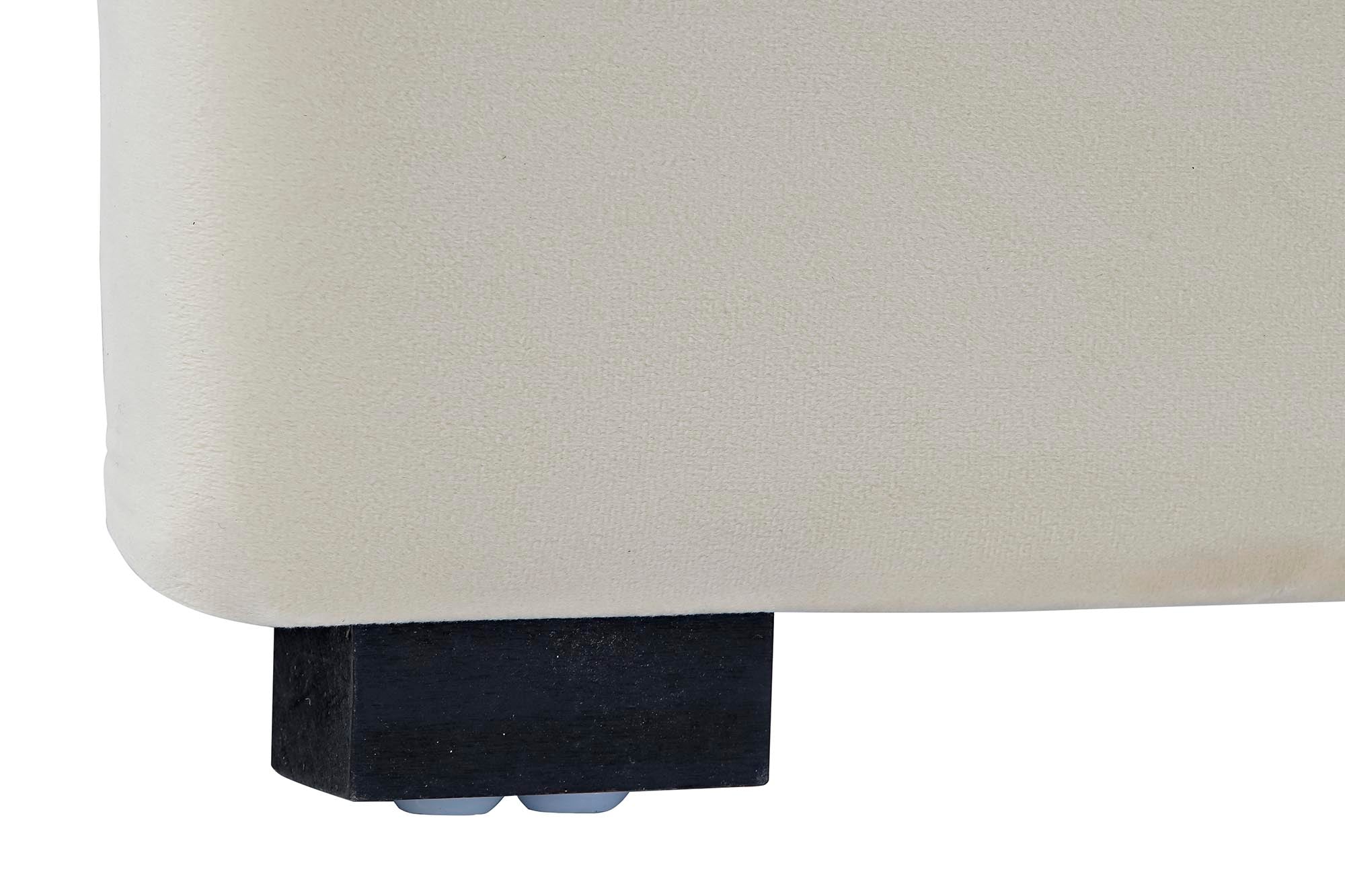 CABECERO CAMA POLIESTER MDF 159X8X119 CREMA - Imagen 5