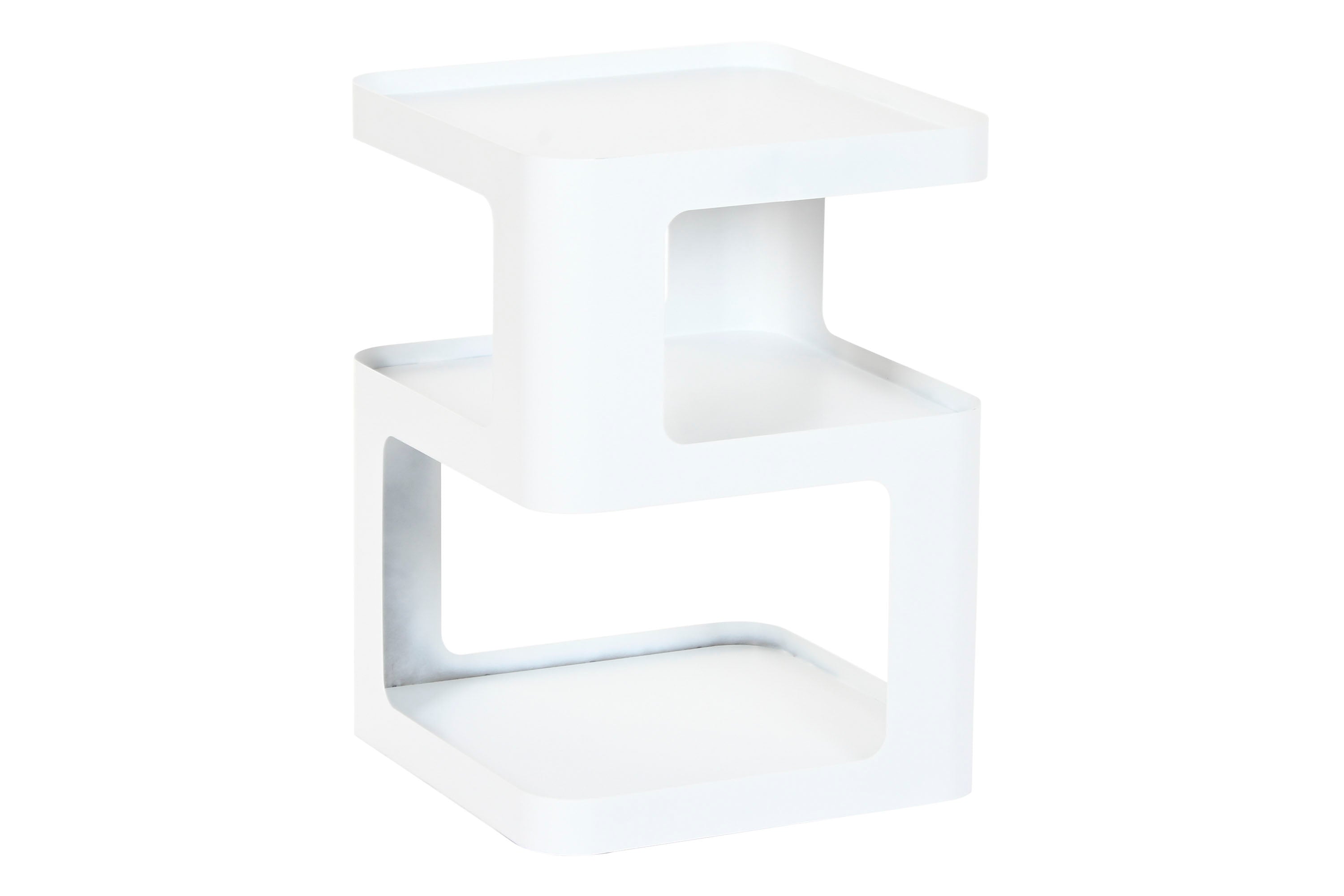 MESITA AUXILIAR METAL 40X40X54 7,00 BLANCO - Imagen 3