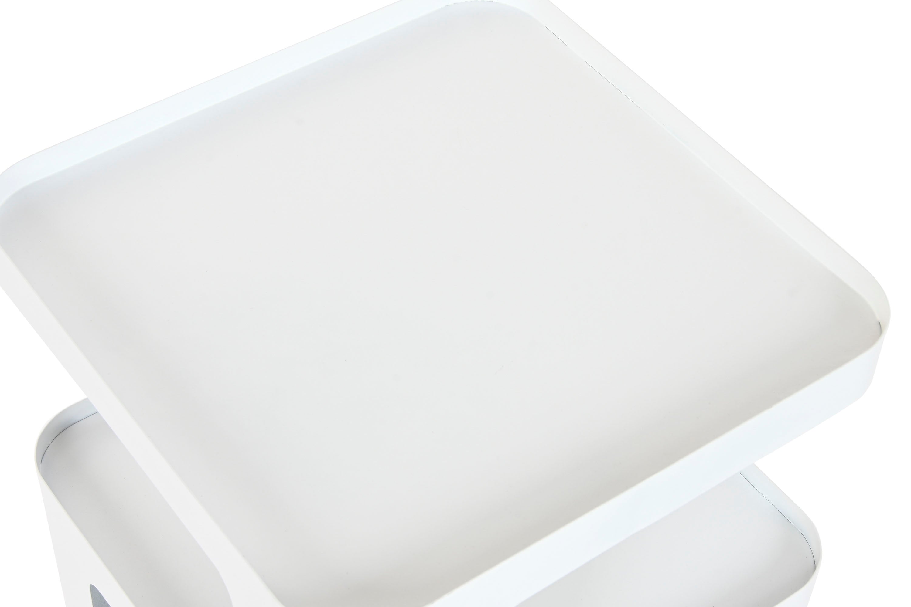 MESITA AUXILIAR METAL 40X40X54 7,00 BLANCO - Imagen 1