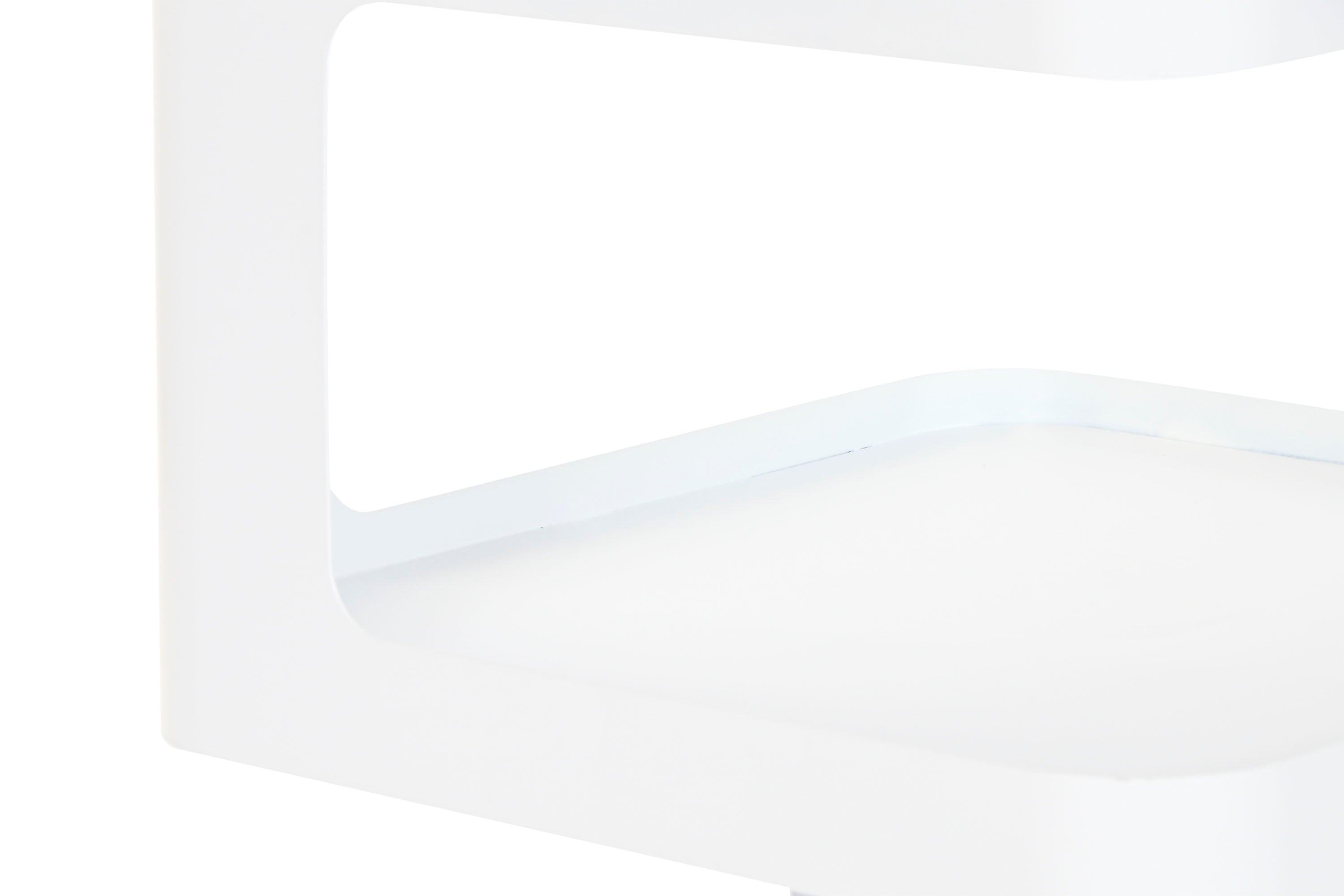 MESITA AUXILIAR METAL 40X40X54 7,00 BLANCO - Imagen 4