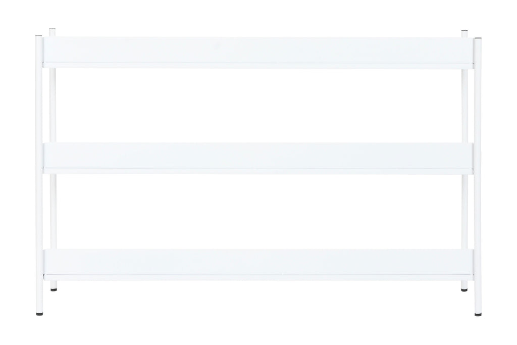 ESTANTERIA METAL 120X30X76 12,00 BLANCO - Imagen 3