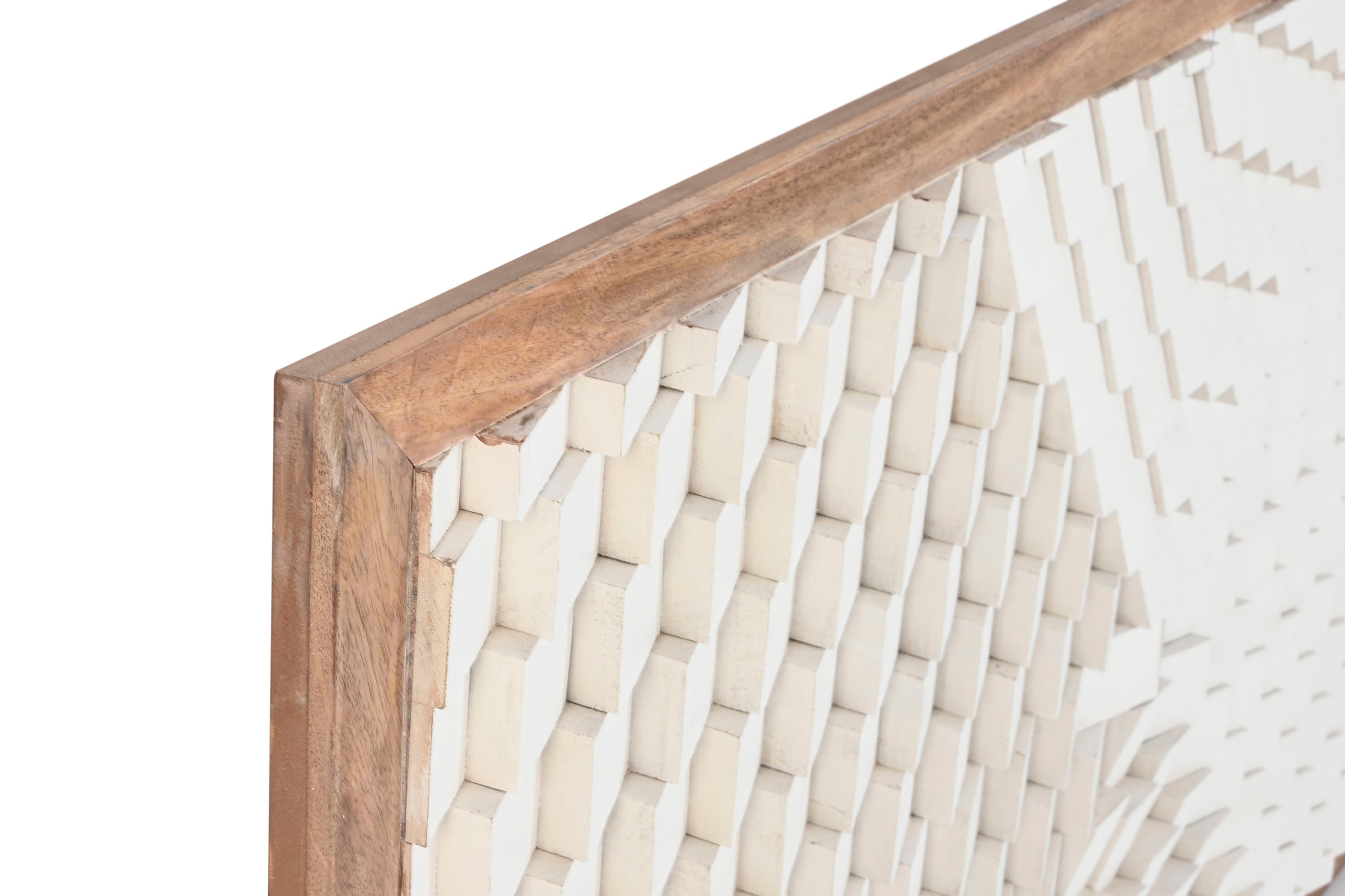 CABECERO CAMA MANGO 180X5X90 MODERNO 3D BLANCO - Imagen 1