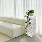 PEDESTAL MDF PAPEL MACHE 29X29X80 MODERNO 3D - Imagen 1