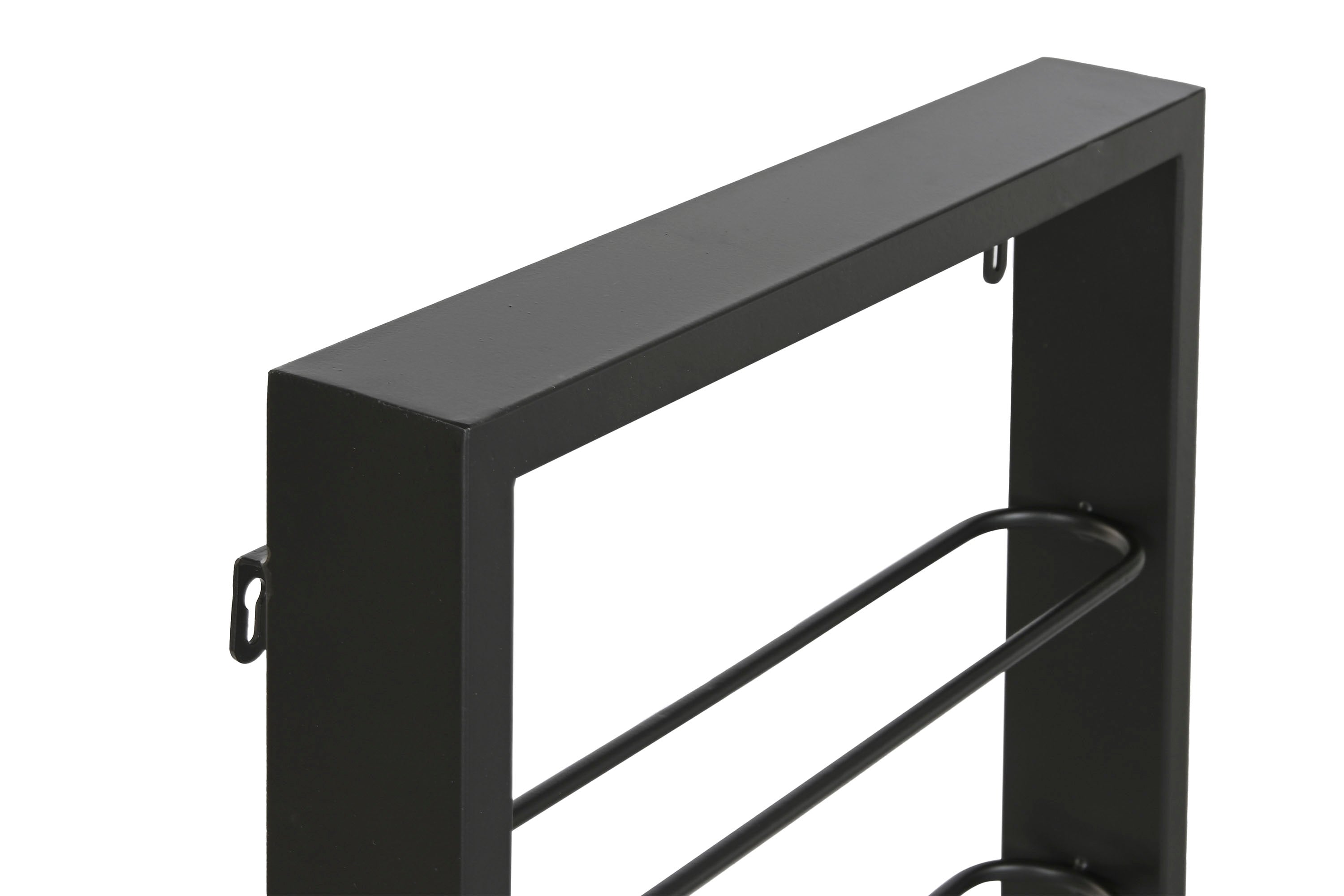 BOTELLERO METAL 42X6X120 8BOT, PARED NEGRO - Imagen 4