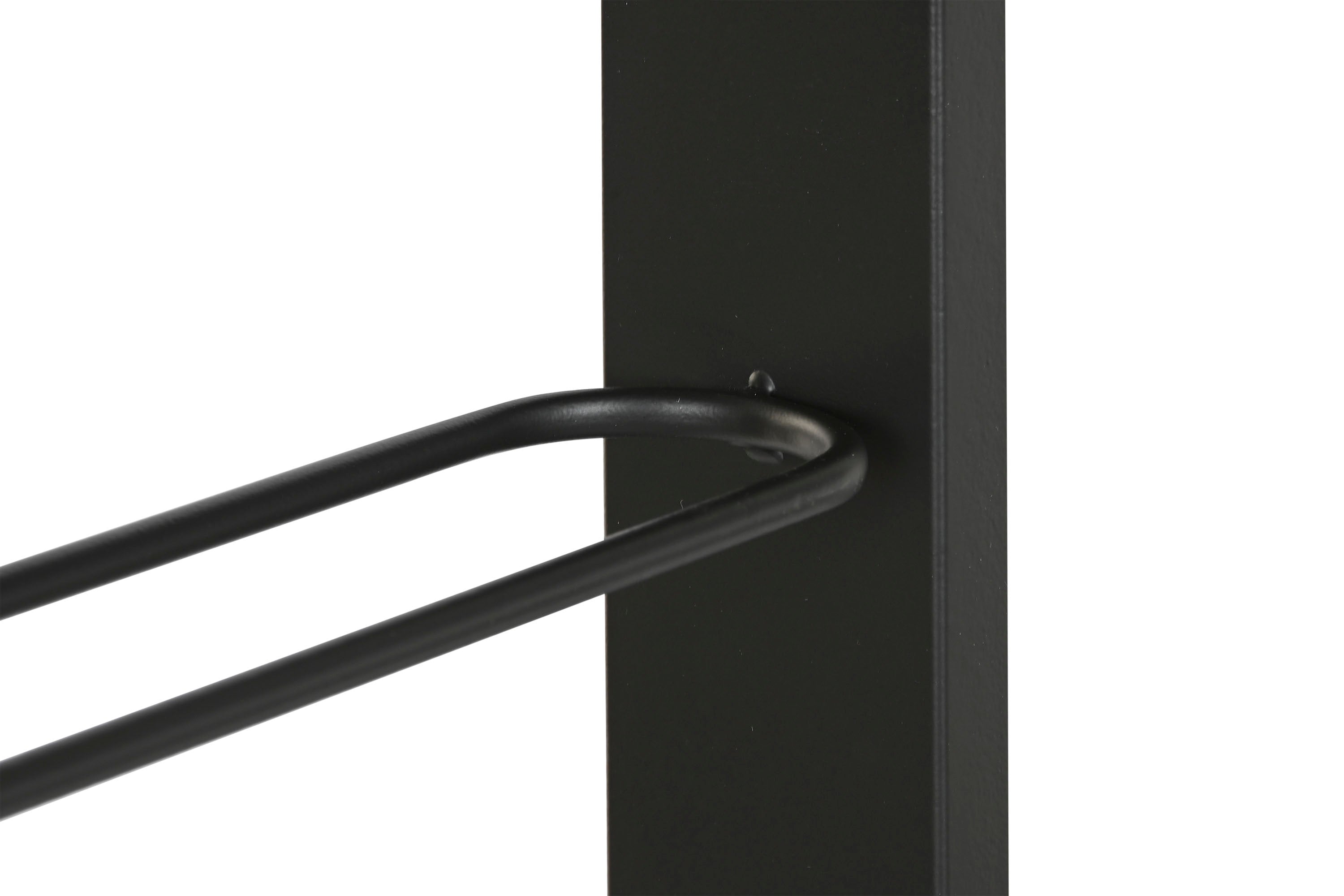 BOTELLERO METAL 42X6X120 8BOT, PARED NEGRO - Imagen 3