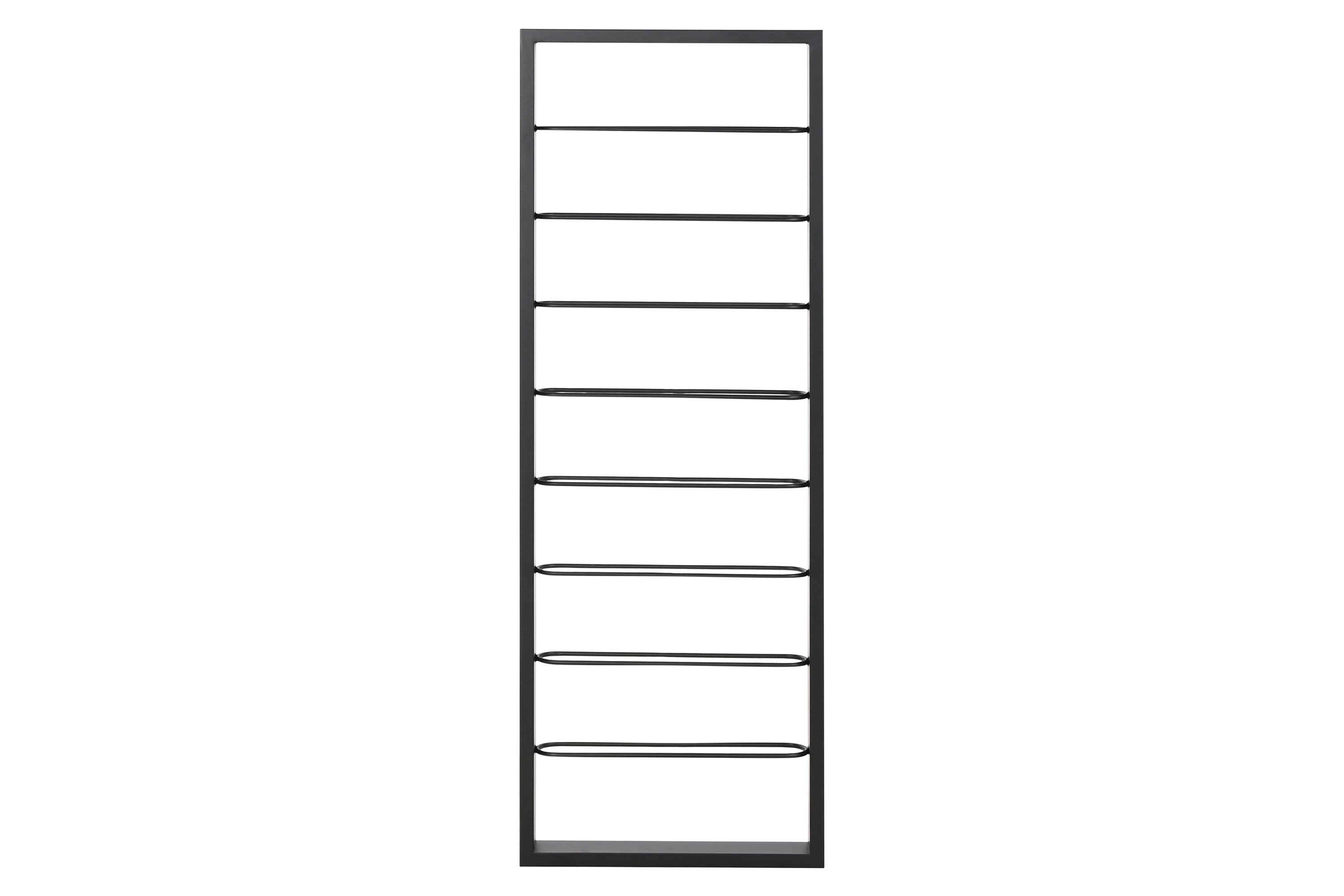 BOTELLERO METAL 42X6X120 8BOT, PARED NEGRO - Imagen 5