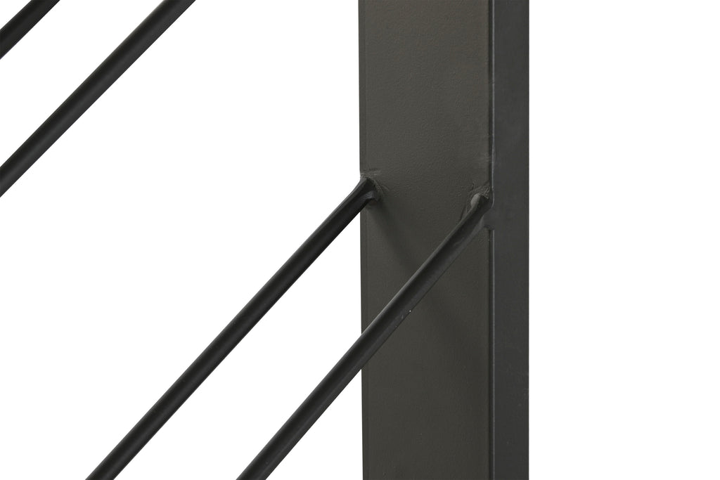 BOTELLERO METAL 70X6X160 16BOT, PARED NEGRO - Imagen 5