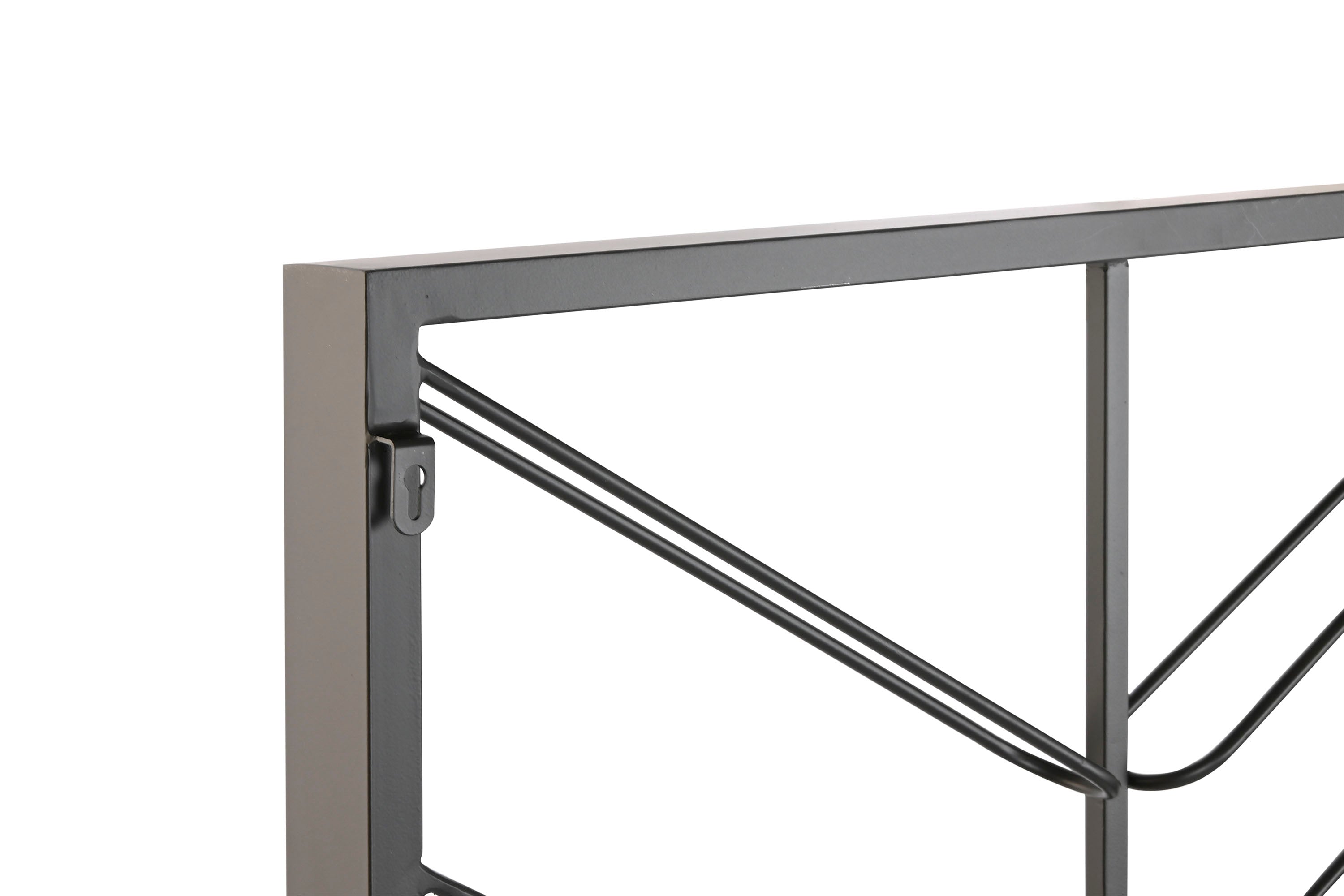 BOTELLERO METAL 70X6X160 16BOT, PARED NEGRO - Imagen 4