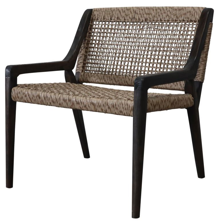 SILLA TECA FIBRA 65X62X72 NEGRO - Imagen 1