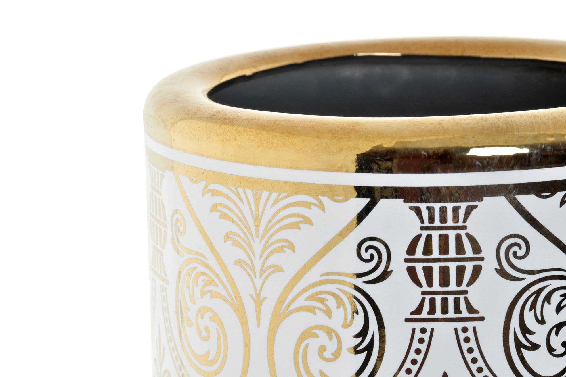 PARAGUERO PORCELANA 22X22X46 BLANCO - Imagen 1