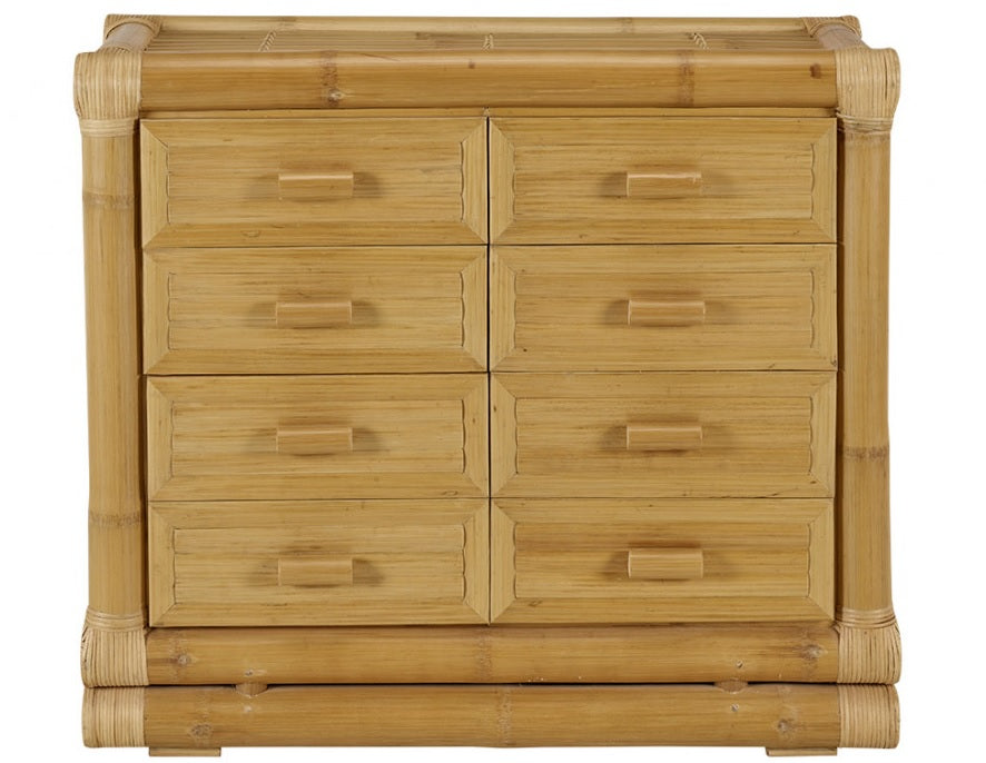 COMODA BAMBU RATAN 112X50X95 - Imagen 1