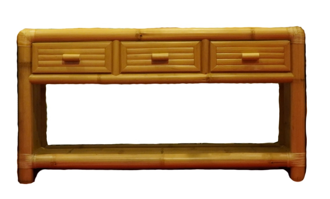 CONSOLA BAMBU RATAN 150X52X75 - Imagen 1