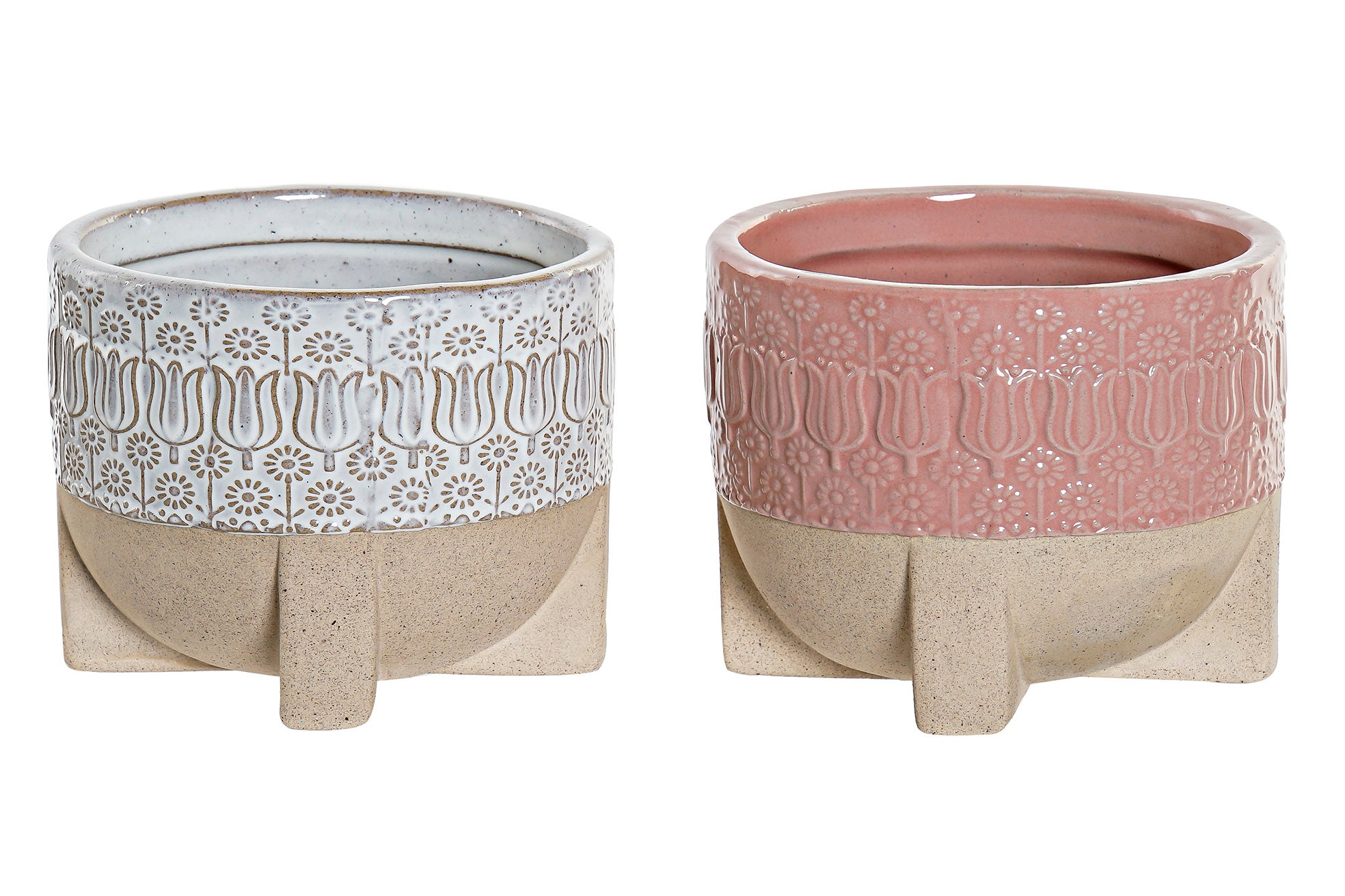 MACETA GRES 12X12X10 ENVEJECIDO 2 SURT. - Imagen 1