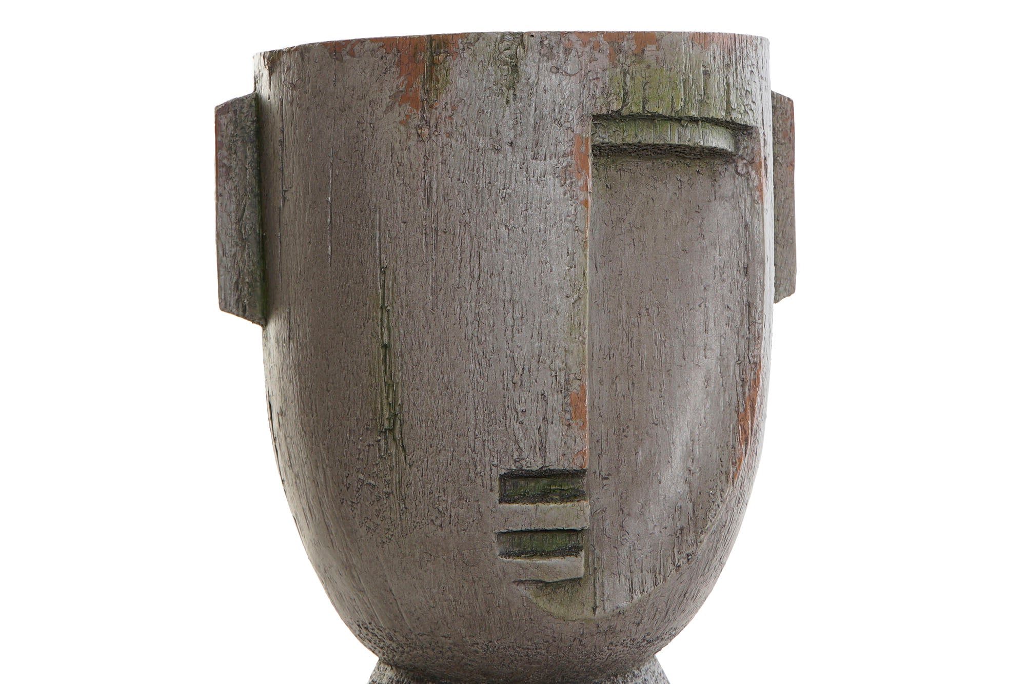 MACETERO FIBRA VIDRIO 26X23X34 CARA GRIS - Imagen 3