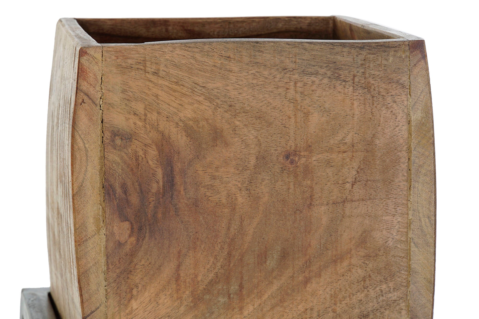 MACETERO MANGO METAL 40X40X120 MARRON - Imagen 4