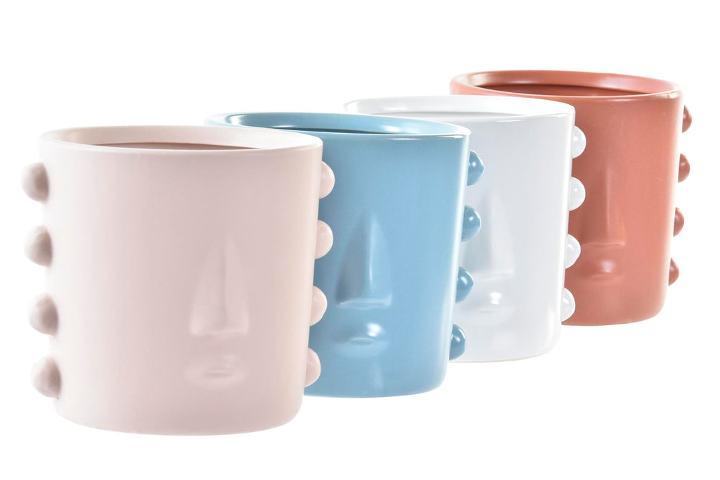 MACETERO GRES 15X13X12,5 CARA 4 SURT. - Imagen 1