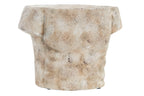 MACETERO CEMENTO 19X15X15 TORSO MARRON CLARO - Imagen 1