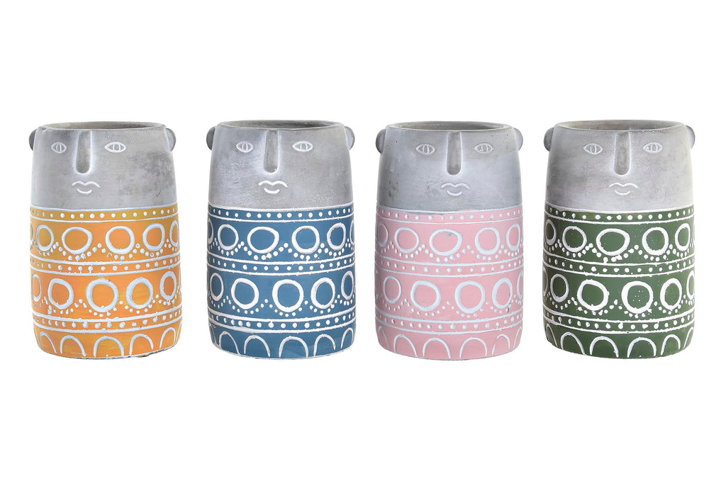 MACETERO CEMENTO 12X12X18 CARA 4 SURT. - Imagen 1