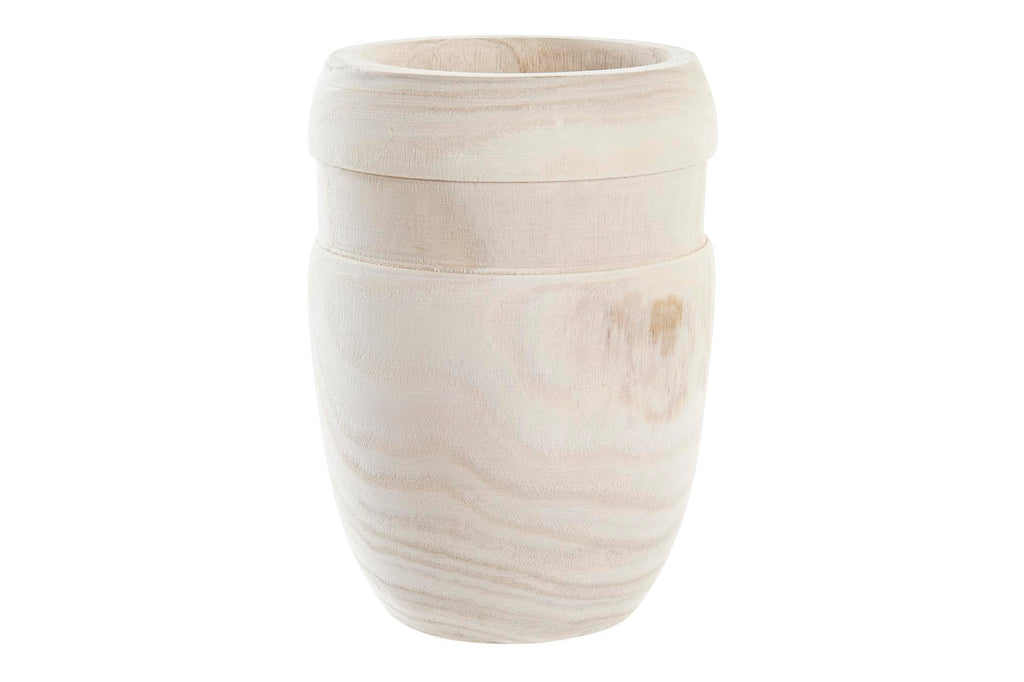 MACETERO PAULOWNIA 15X15X20 NATURAL MARRON - Imagen 1